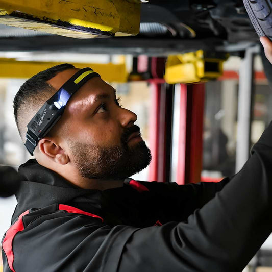 USB-C Rechargeable LED Headlamp | 350 Lumens Wide-Beam Light with Adjustable Strap